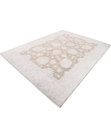 Serenity 7' 11" X 10' 6" Hand Knotted Wool Rug 7' 11" X 10' 6" (241 X 320) / Taupe / Wool