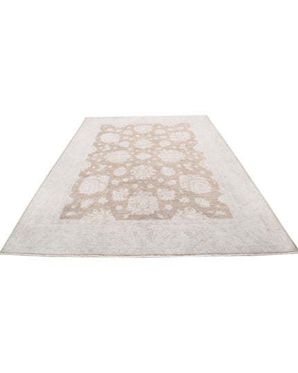 Serenity 7' 11" X 10' 6" Hand Knotted Wool Rug 7' 11" X 10' 6" (241 X 320) / Taupe / Wool