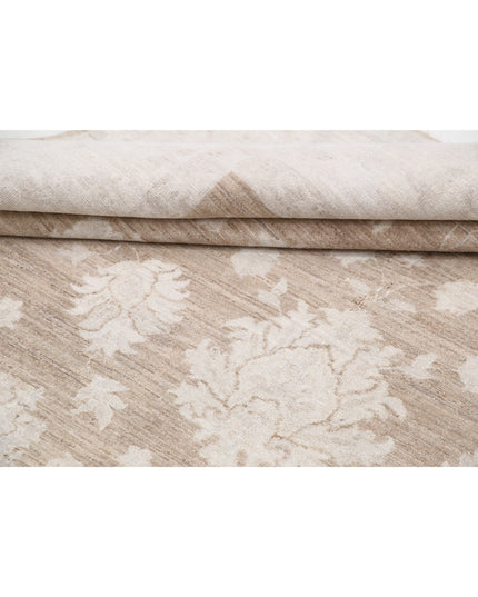 Serenity 7' 11" X 10' 6" Hand Knotted Wool Rug 7' 11" X 10' 6" (241 X 320) / Taupe / Wool