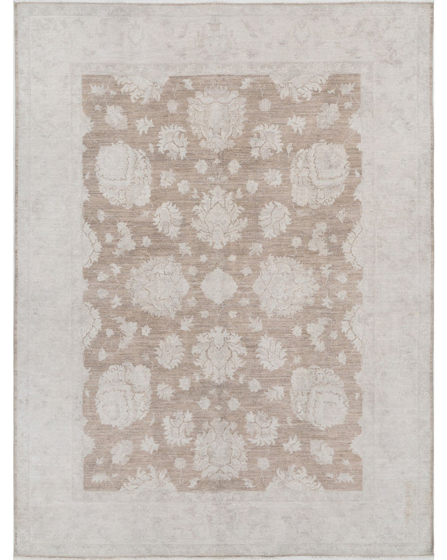 Serenity 7' 11" X 10' 6" Hand Knotted Wool Rug 7' 11" X 10' 6" (241 X 320) / Taupe / Wool