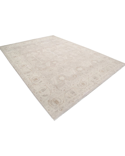 Serenity 8' 10" X 12' 1" Hand Knotted Wool Rug 8' 10" X 12' 1" (269 X 368) / Grey / Wool