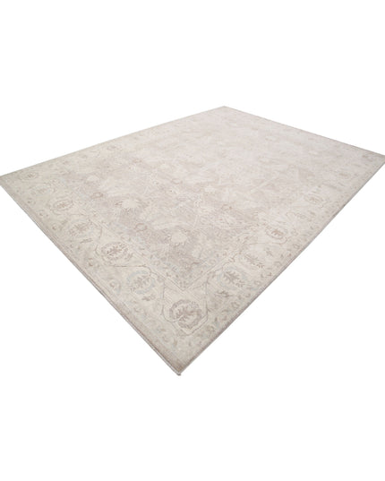Serenity 8' 10" X 12' 1" Hand Knotted Wool Rug 8' 10" X 12' 1" (269 X 368) / Grey / Wool