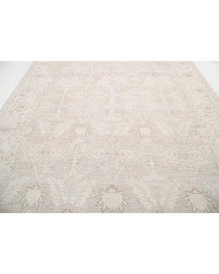 Serenity 8' 10" X 12' 1" Hand Knotted Wool Rug 8' 10" X 12' 1" (269 X 368) / Grey / Wool