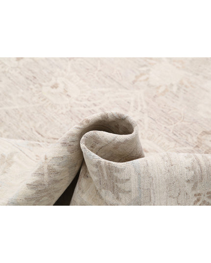 Serenity 8' 10" X 12' 1" Hand Knotted Wool Rug 8' 10" X 12' 1" (269 X 368) / Grey / Wool