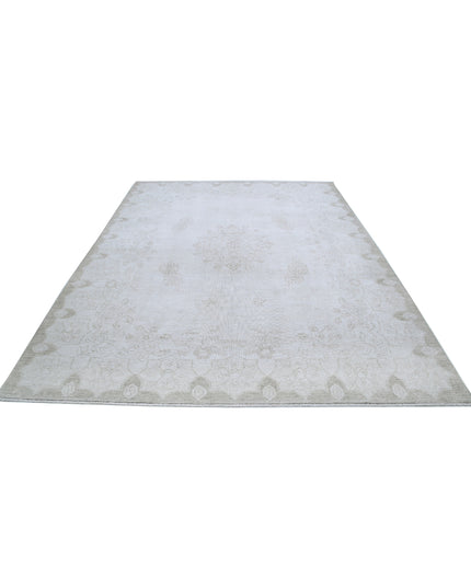 Serenity 7' 10" X 10' 1" Hand Knotted Wool Rug 7' 10" X 10' 1" (239 X 307) / Ivory / Wool