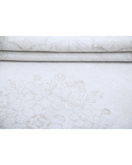 Serenity 7' 10" X 10' 1" Hand Knotted Wool Rug 7' 10" X 10' 1" (239 X 307) / Ivory / Wool