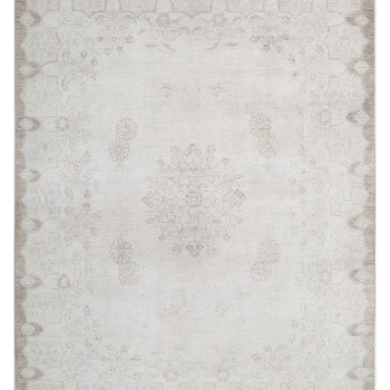 Serenity 7' 10" X 10' 1" Hand Knotted Wool Rug 7' 10" X 10' 1" (239 X 307) / Ivory / Wool