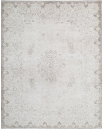 Serenity 7' 10" X 10' 1" Hand Knotted Wool Rug 7' 10" X 10' 1" (239 X 307) / Ivory / Wool