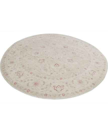 Serenity 7' 10" X 8' 0" Hand Knotted Wool Rug 7' 10" X 8' 0" (239 X 244) / Ivory / Wool