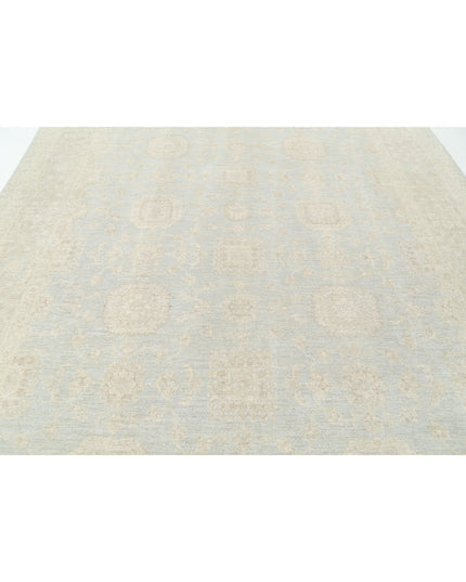Serenity 9' 0" X 12' 2" Hand Knotted Wool Rug 9' 0" X 12' 2" (274 X 371) / Blue / Wool