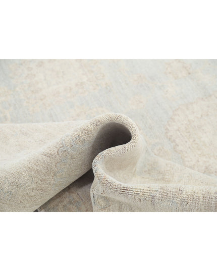 Serenity 9' 0" X 12' 2" Hand Knotted Wool Rug 9' 0" X 12' 2" (274 X 371) / Blue / Wool