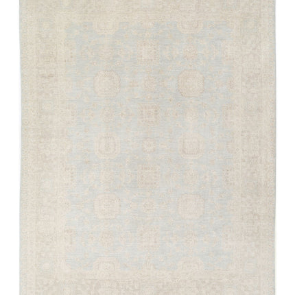 Serenity 9' 0" X 12' 2" Hand Knotted Wool Rug 9' 0" X 12' 2" (274 X 371) / Blue / Wool