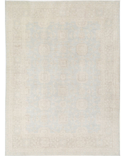 Serenity 9' 0" X 12' 2" Hand Knotted Wool Rug 9' 0" X 12' 2" (274 X 371) / Blue / Wool