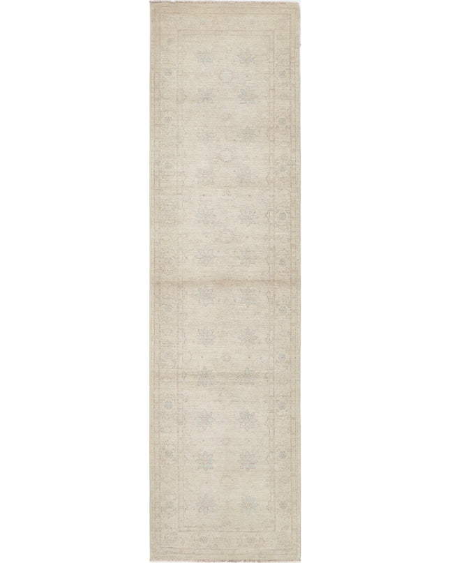Serenity 2' 9" X 10' 8" Hand Knotted Wool Rug 2' 9" X 10' 8" (84 X 325) / Ivory / Wool