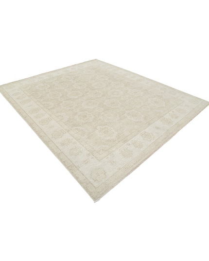 Serenity 8' 0" X 9' 6" Hand Knotted Wool Rug 8' 0" X 9' 6" (244 X 290) / Tan / Wool