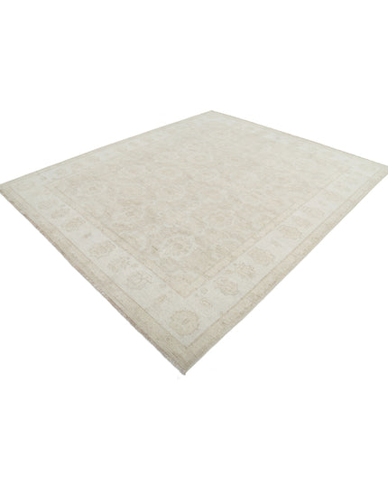 Serenity 8' 0" X 9' 6" Hand Knotted Wool Rug 8' 0" X 9' 6" (244 X 290) / Tan / Wool