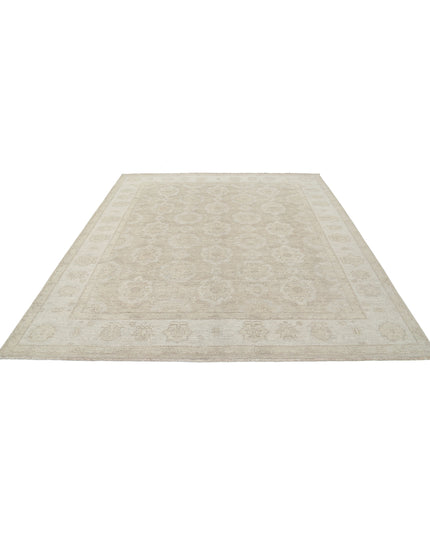Serenity 8' 0" X 9' 6" Hand Knotted Wool Rug 8' 0" X 9' 6" (244 X 290) / Tan / Wool