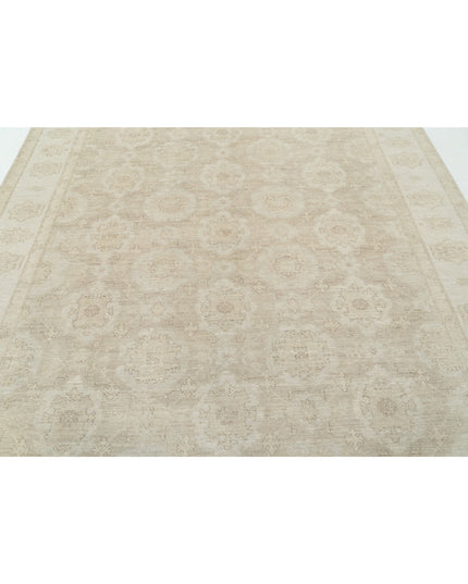 Serenity 8' 0" X 9' 6" Hand Knotted Wool Rug 8' 0" X 9' 6" (244 X 290) / Tan / Wool
