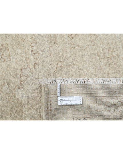 Serenity 8' 0" X 9' 6" Hand Knotted Wool Rug 8' 0" X 9' 6" (244 X 290) / Tan / Wool