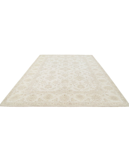 Serenity 9' 0" X 11' 10" Hand Knotted Wool Rug 9' 0" X 11' 10" (274 X 361) / Ivory / Wool