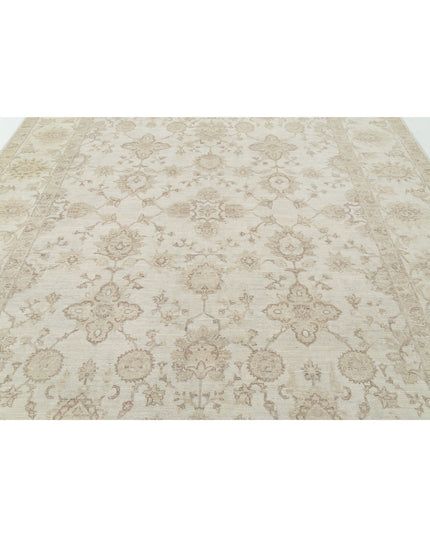 Serenity 9' 0" X 11' 10" Hand Knotted Wool Rug 9' 0" X 11' 10" (274 X 361) / Ivory / Wool