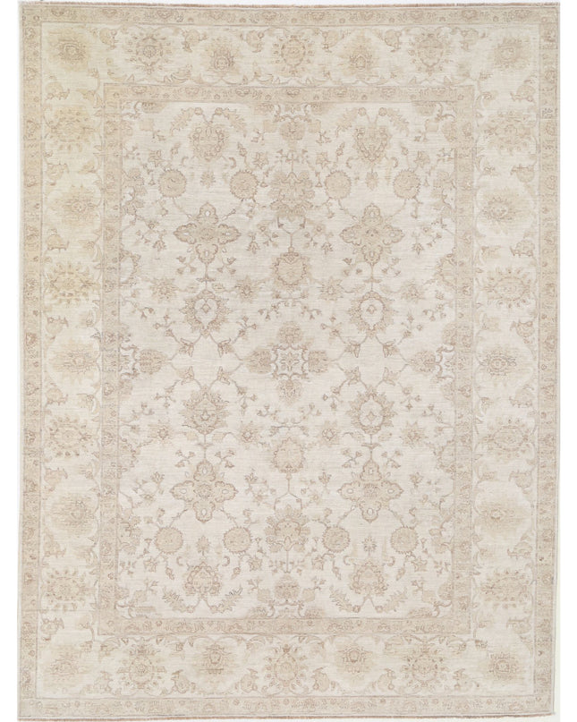 Serenity 9' 0" X 11' 10" Hand Knotted Wool Rug 9' 0" X 11' 10" (274 X 361) / Ivory / Wool