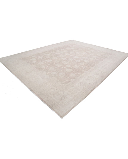Serenity 11' 6" X 14' 6" Hand Knotted Wool Rug 11' 6" X 14' 6" (351 X 442) / Taupe / Wool