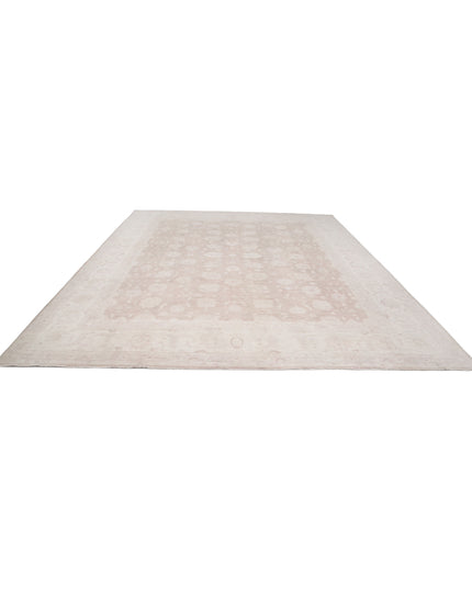 Serenity 11' 6" X 14' 6" Hand Knotted Wool Rug 11' 6" X 14' 6" (351 X 442) / Taupe / Wool