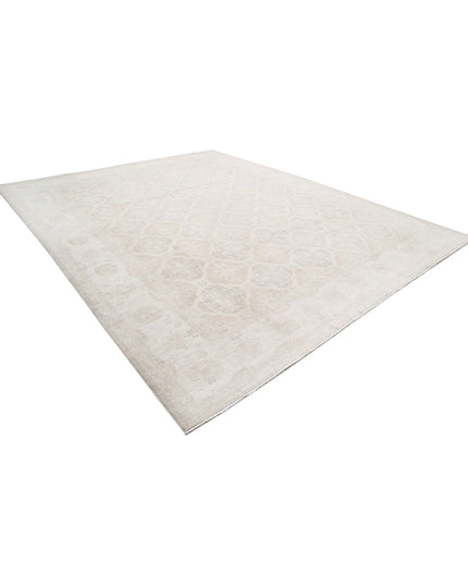 Serenity 11' 9" X 14' 8" Hand Knotted Wool Rug 11' 9" X 14' 8" (358 X 447) / Taupe / Wool