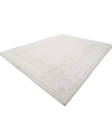 Serenity 11' 9" X 14' 8" Hand Knotted Wool Rug 11' 9" X 14' 8" (358 X 447) / Taupe / Wool