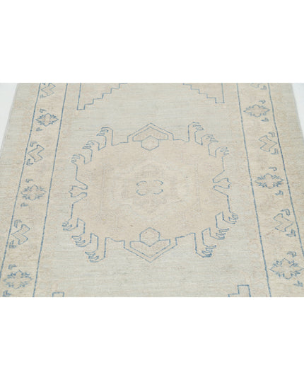 Serenity 2' 11" X 4' 9" Hand Knotted Wool Rug 2' 11" X 4' 9" (89 X 145) / Blue / Wool