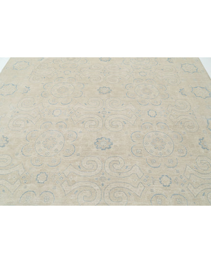 Serenity 8' 10" X 11' 7" Hand Knotted Wool Rug 8' 10" X 11' 7" (269 X 353) / Ivory / Wool