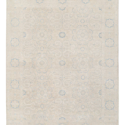 Serenity 8' 10" X 11' 7" Hand Knotted Wool Rug 8' 10" X 11' 7" (269 X 353) / Ivory / Wool