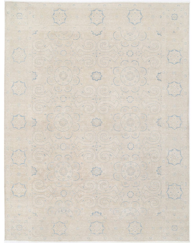Serenity 8' 10" X 11' 7" Hand Knotted Wool Rug 8' 10" X 11' 7" (269 X 353) / Ivory / Wool