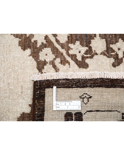 Serenity 11' 8" X 14' 5" Hand Knotted Wool Rug 11' 8" X 14' 5" (356 X 440) / Brown / Wool