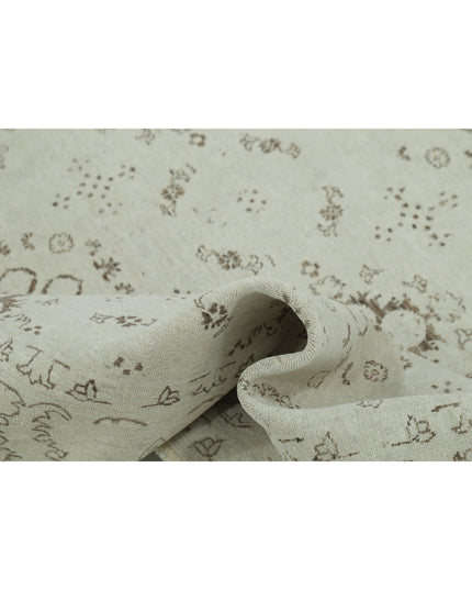 Serenity 6' 1" X 7' 7" Hand Knotted Wool Rug 6' 1" X 7' 7" (185 X 231) / Ivory / Wool