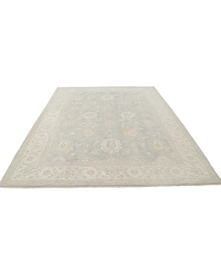 Serenity 8' 0" X 9' 7" Hand Knotted Wool Rug 8' 0" X 9' 7" (244 X 292) / Grey / Wool
