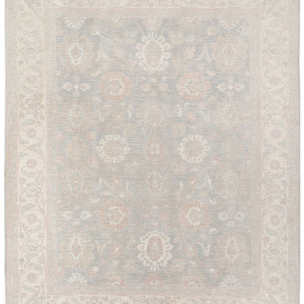Serenity 8' 0" X 9' 7" Hand Knotted Wool Rug 8' 0" X 9' 7" (244 X 292) / Grey / Wool