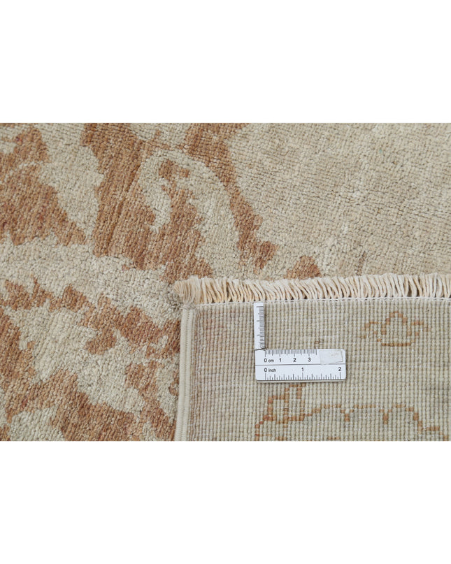 Serenity 4' 8" X 9' 8" Hand Knotted Wool Rug 4' 8" X 9' 8" (142 X 295) / Tan / Wool
