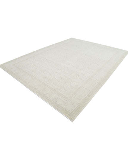 Serenity 8' 11" X 11' 9" Hand Knotted Wool Rug 8' 11" X 11' 9" (272 X 358) / Ivory / Wool
