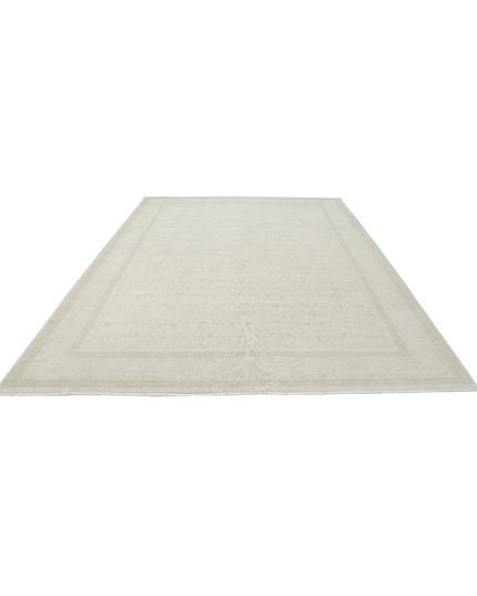 Serenity 8' 11" X 11' 9" Hand Knotted Wool Rug 8' 11" X 11' 9" (272 X 358) / Ivory / Wool