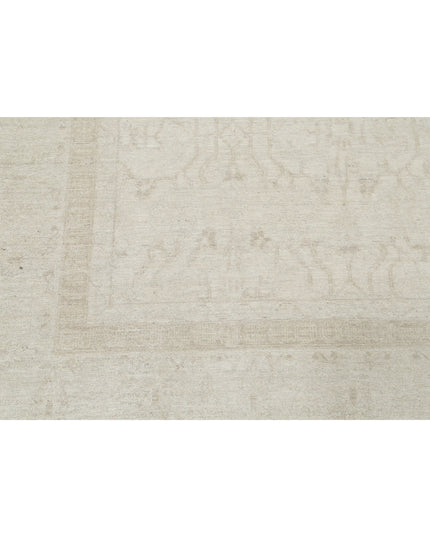 Serenity 8' 11" X 11' 9" Hand Knotted Wool Rug 8' 11" X 11' 9" (272 X 358) / Ivory / Wool