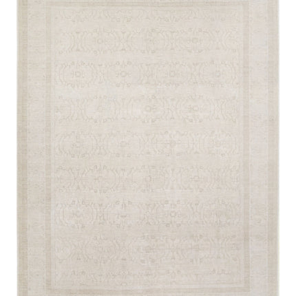 Serenity 8' 11" X 11' 9" Hand Knotted Wool Rug 8' 11" X 11' 9" (272 X 358) / Ivory / Wool