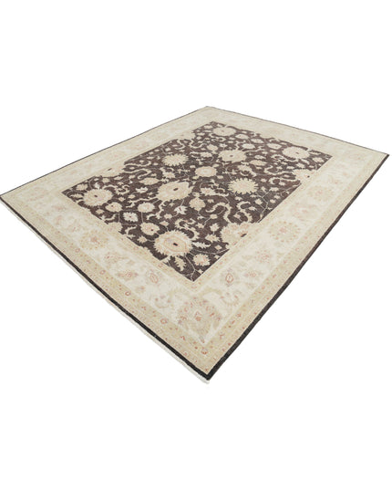 Serenity 7' 11" X 9' 7" Hand Knotted Wool Rug 7' 11" X 9' 7" (241 X 292) / Black / Wool