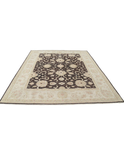 Serenity 7' 11" X 9' 7" Hand Knotted Wool Rug 7' 11" X 9' 7" (241 X 292) / Black / Wool
