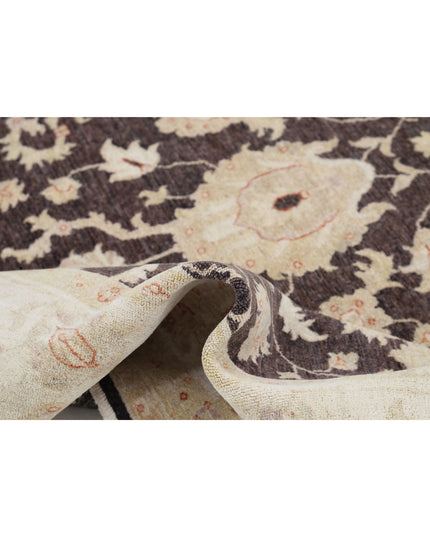 Serenity 7' 11" X 9' 7" Hand Knotted Wool Rug 7' 11" X 9' 7" (241 X 292) / Black / Wool