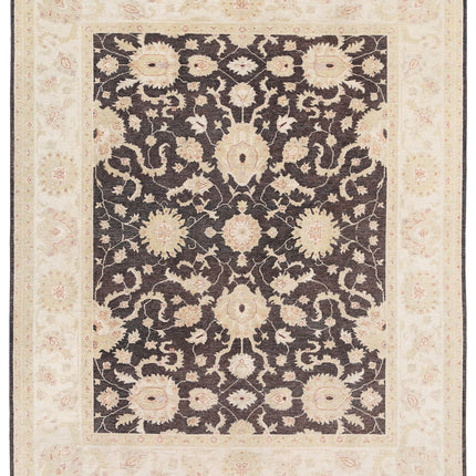 Serenity 7' 11" X 9' 7" Hand Knotted Wool Rug 7' 11" X 9' 7" (241 X 292) / Black / Wool