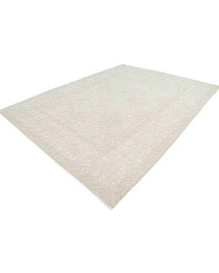 Serenity 9' 1" X 12' 0" Hand Knotted Wool Rug 9' 1" X 12' 0" (277 X 366) / Grey / Wool