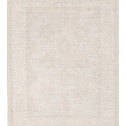 Serenity 9' 1" X 12' 0" Hand Knotted Wool Rug 9' 1" X 12' 0" (277 X 366) / Grey / Wool