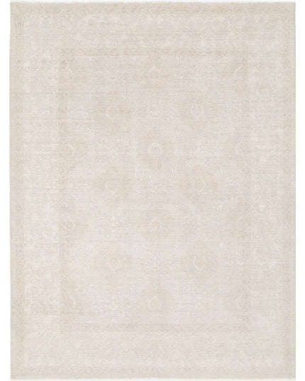 Serenity 9' 1" X 12' 0" Hand Knotted Wool Rug 9' 1" X 12' 0" (277 X 366) / Grey / Wool